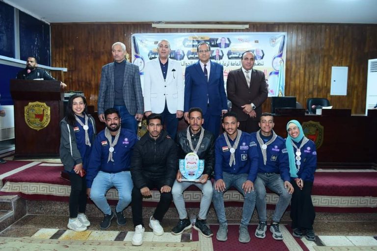 مشاركة عشيرة كلية الاثار جامعة سوهاج ف المهرجان الكشفي والارشادي السابع لجوالي جامعة سوهاج