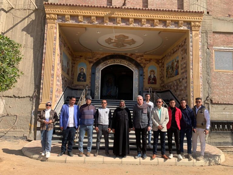 زيارة الدير الأحمر لطلبة قسم الآثار الإسلامية الفرقة الثانية