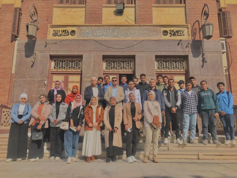 زيارة مدرسة الثانوية العسكرين بنين، لتوعية الطلاب بأهمية الآثار في ربوع مصر المختلفة