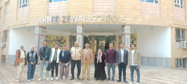 زيارة مدرسة د. أحمد زويل، لتوعية الطلاب بأهمية الآثار في ربوع مصر المختلفة