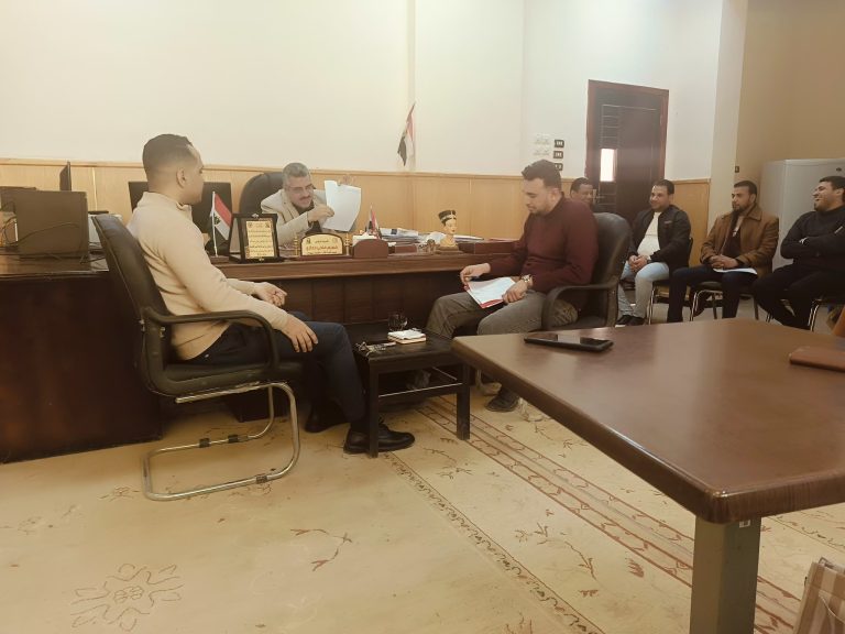 اللقاء الاول مع الهيئة المعاونة من المعيدين والمدرسين المساعدين