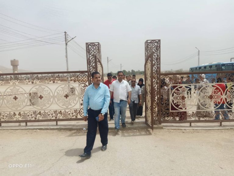 الزيارة الميدانية الرابعة لآثار سوهاج عبر العصور لمنطقة آثار الحواويش ودير الملاك لطلاب المستوى الأول لاقسام الكلية الثلاثة