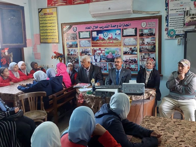 زيارة ميدانية إلى مدرسة ناصر الإعدادية بنات