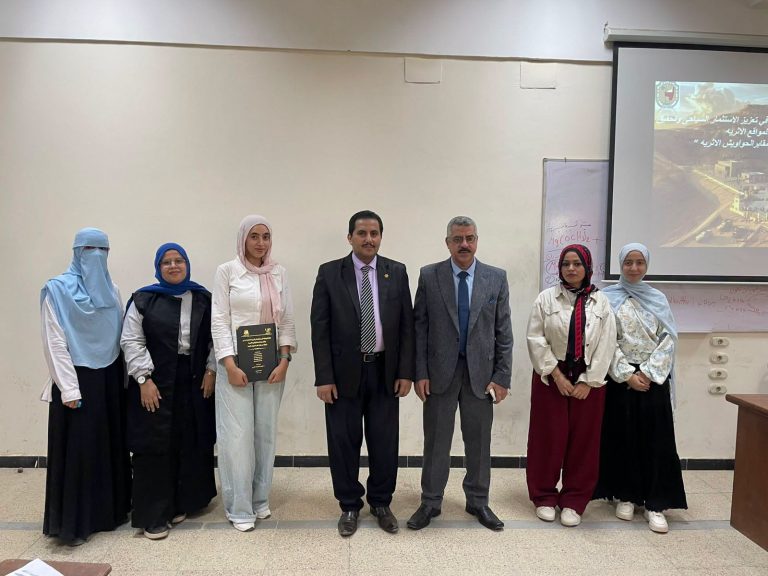 مشروعات طلاب الفرقة الرابعة بقسم ترميم الآثار في مقرر “إدارة مشروعات الترميم”